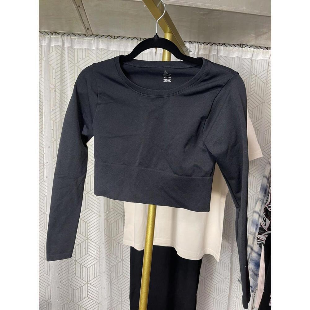 Offline by Aerie Cropped Top Long Sleeve Athletic Shirt S